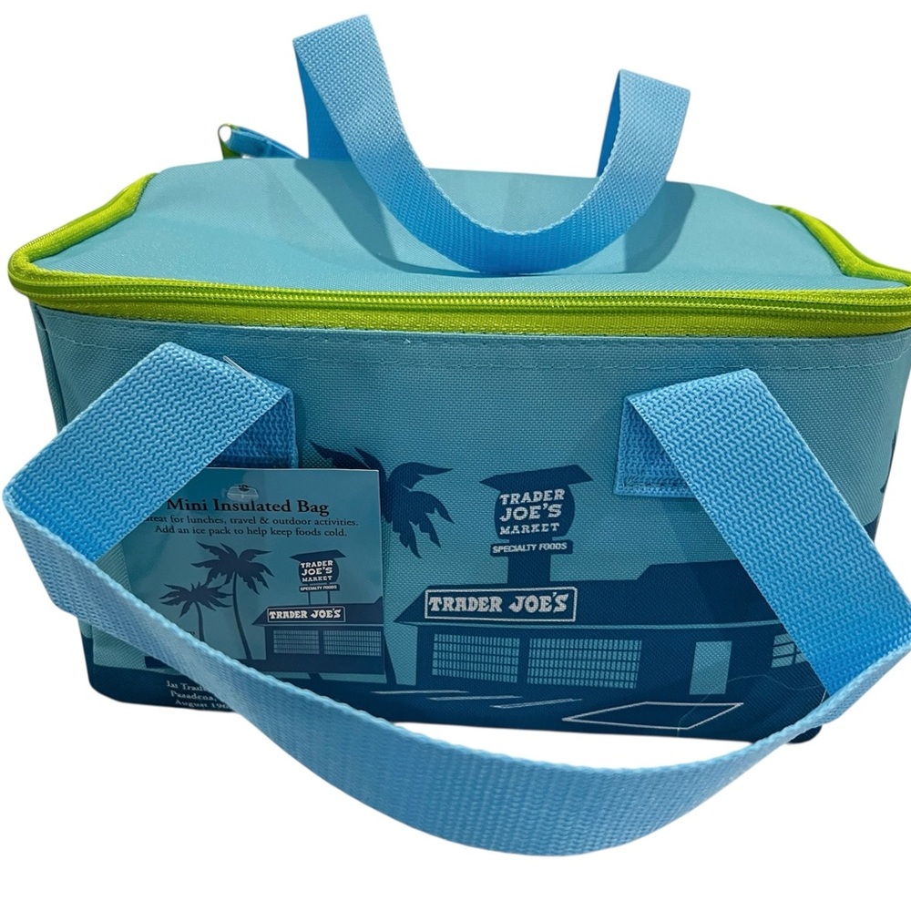 Trader Joe's Blue Insulated Bag